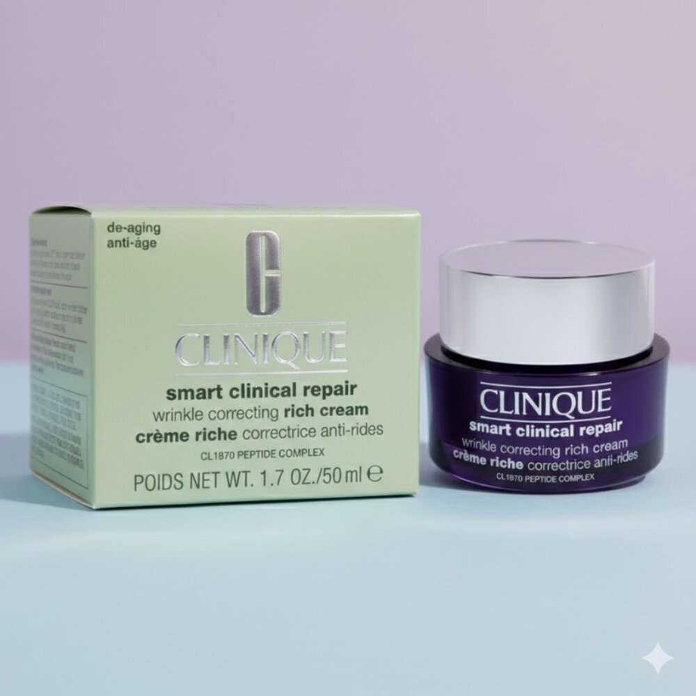 Clinique Smart Clinical Repair Cream 1.7oz Anti-Wrinkle Firming Moisturizer NIB - Picture 3 of 6
